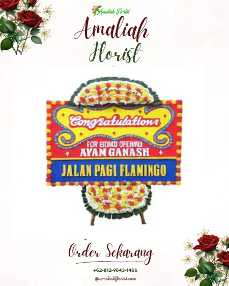 Sewa Papan Bunga Sakatiga Seberang